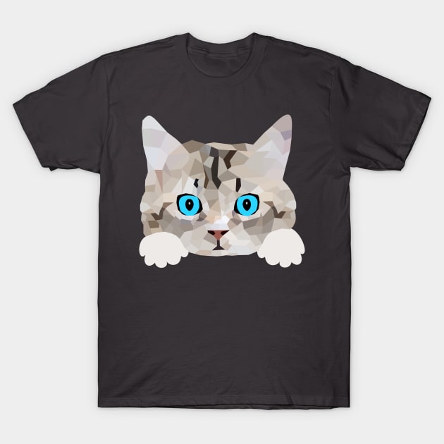 cute baby cat T-Shirt by Kingluigi